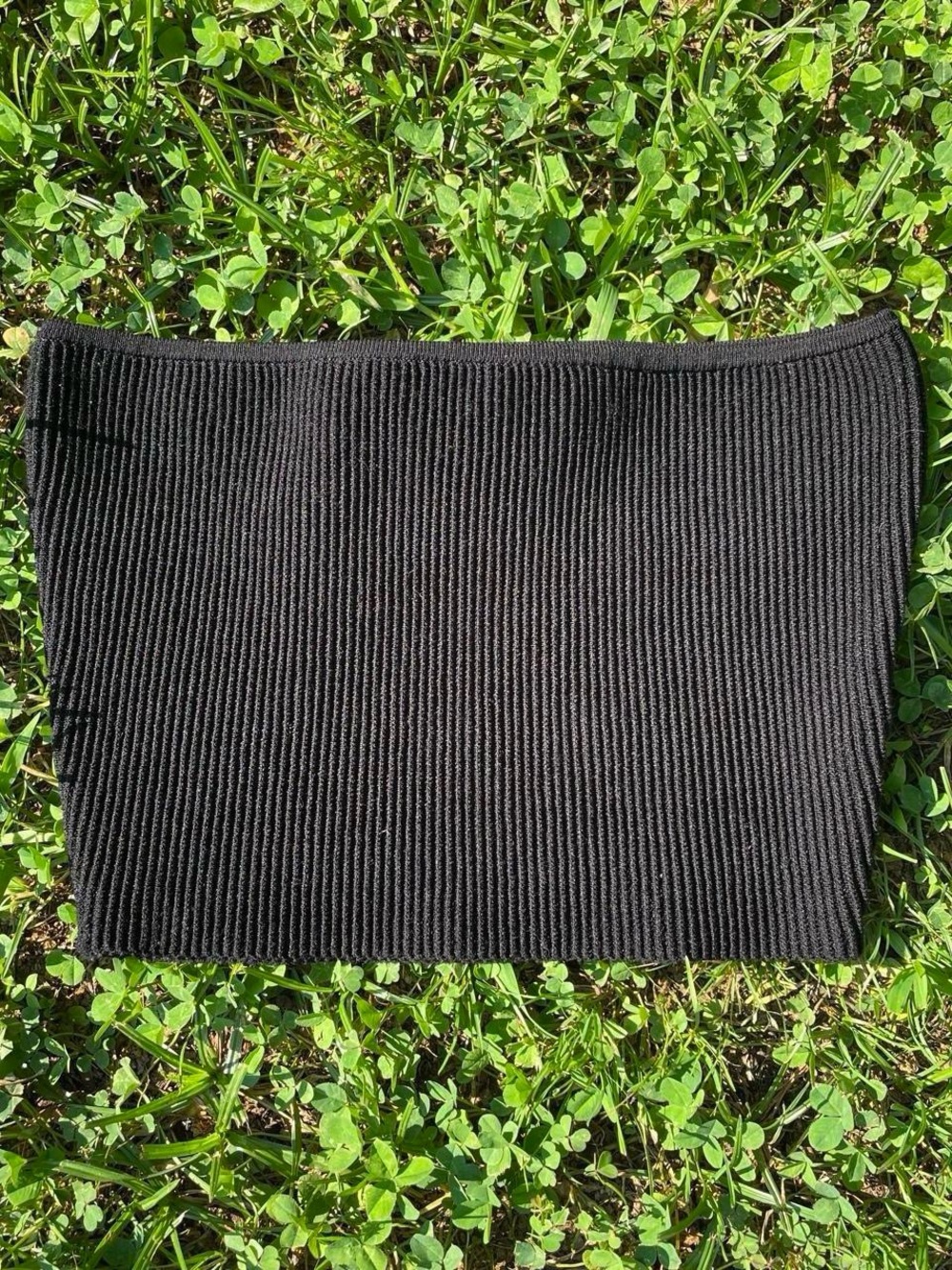 Black Ribbed Tube Top✨